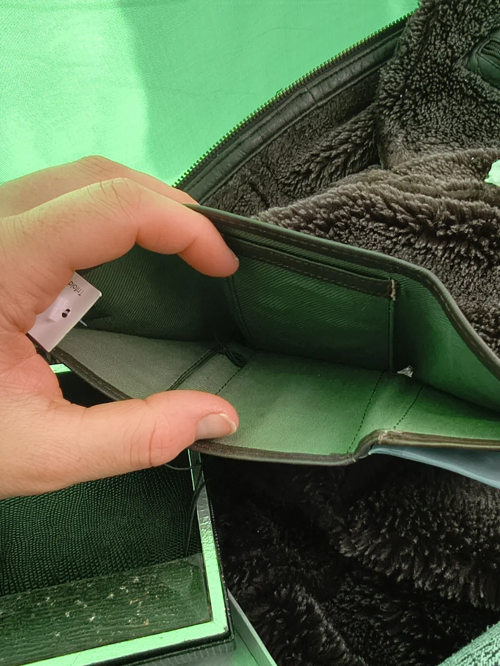 Rolfs Brown Leather Money Clip Wallet
